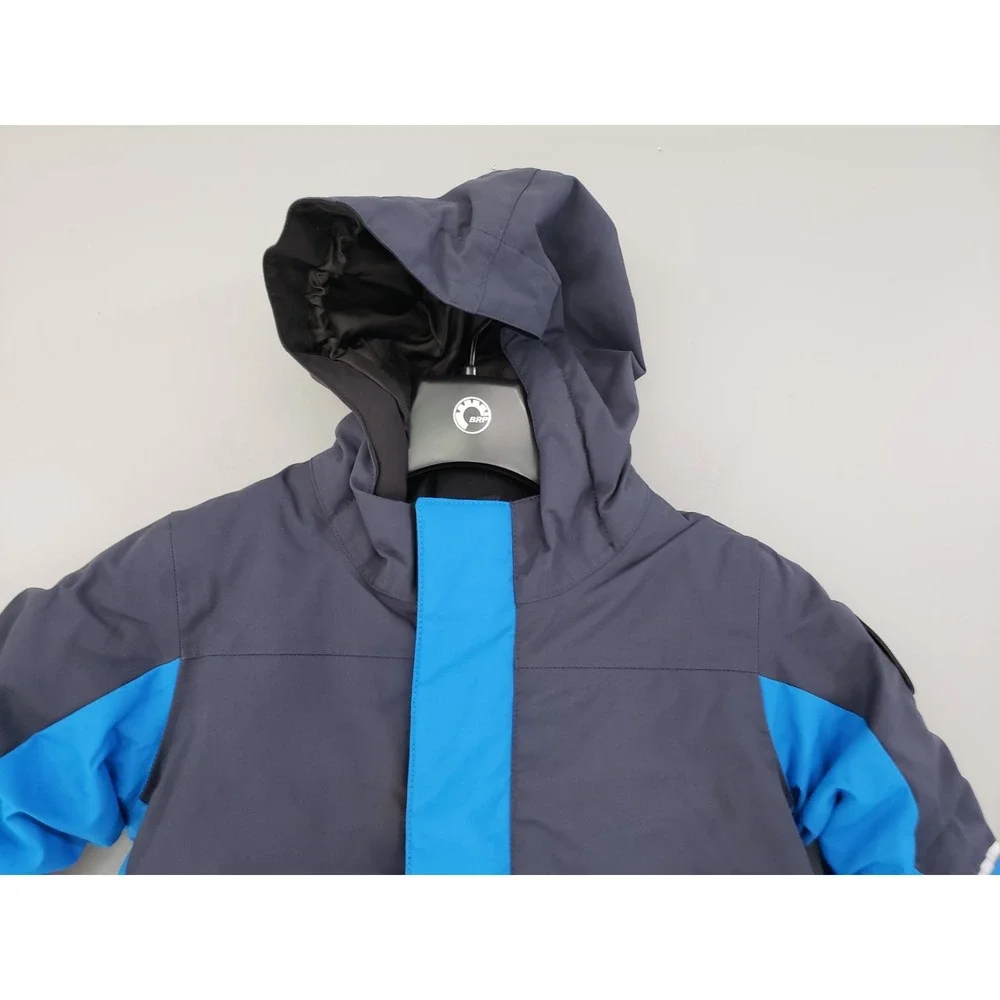 NEW‎ Ski-Doo Toddler Kids 3 Minium Jacket Blue Vintage Logo Winter Insulated Ski